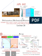 Deformation (Mechanical) Behaviour of Materials