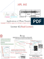 Applications of Phase Transformations: Lecture 42