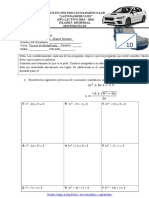 Examen Remedial de Matematicas Tercero de Bachillerato 2015-2016