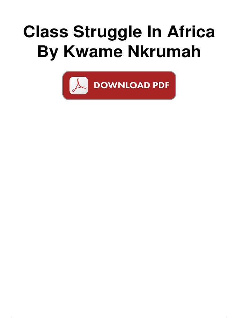 Kwame Nkrumah Books Pdf