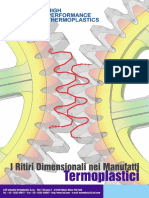 Ritiri Dimensionali Termoplastici