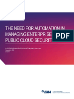 The Need For Automation in Managing Enterprise-Grade Public Cloud Security