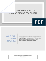 Sistema Bancario o Financiero de Colombia Areliz