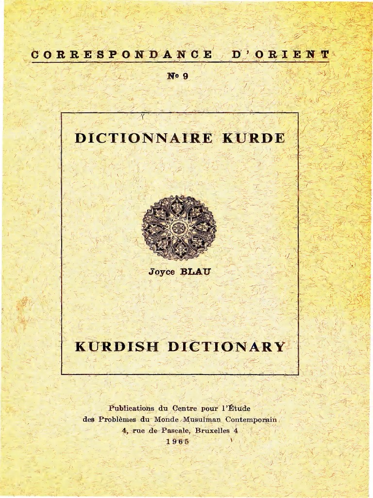 Dictionnaire Kurde-Kurdish