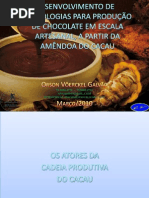 DESENVOLVIMENTO DE TECNOLOGIAS PARA PRODUÇÃO DE CHOCOLATE EMb