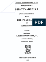 Bhatta Dipika Vol 1