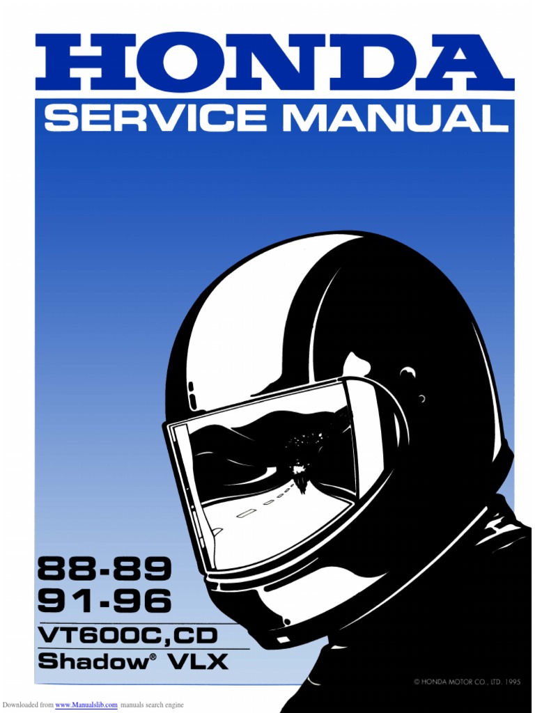 Honda Shadow 600 Service Manual Pdf