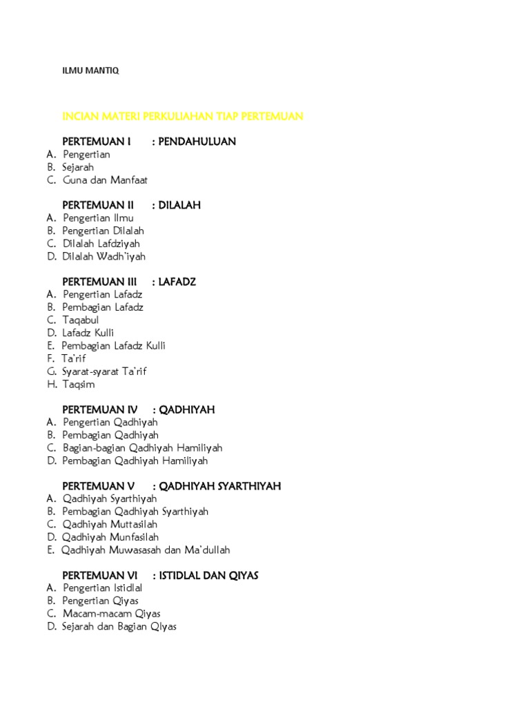 Ilmu Mantiq
