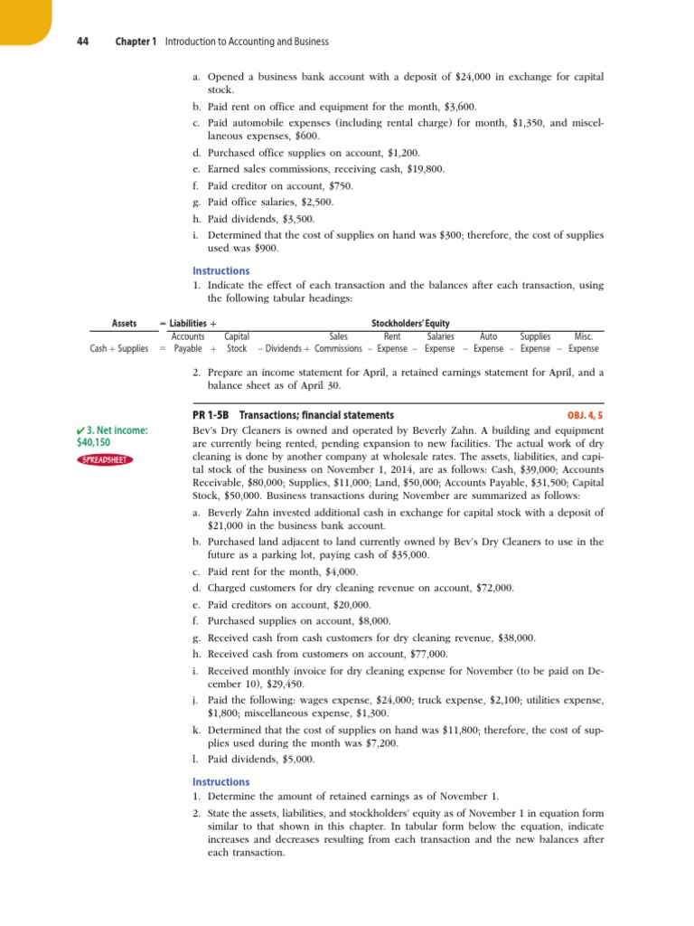 Financial and Managerial Accounting | PDF | Expense | Retained Earnings