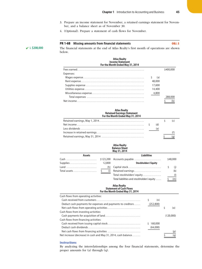 Financial and Managerial Accounting | PDF | Retained Earnings | Equity ...