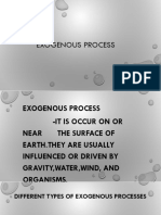 Exogenous processes explained