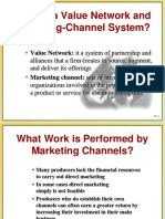 What Is A Value Network and Marketing-Channel System?