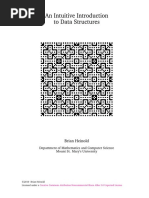 An Intuitive Introduction To Data Structures Heinold