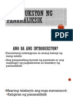 Introduksyon NG Pananaliksik