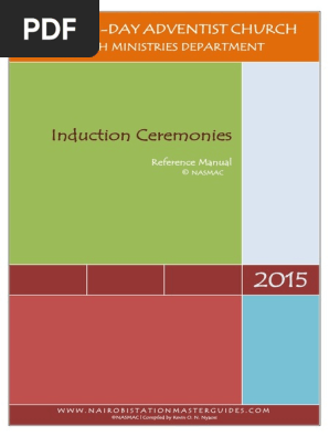 Ym Inductionceremonies Manual Updated Pdf Pdf Seventh Day Adventist Church Jesus