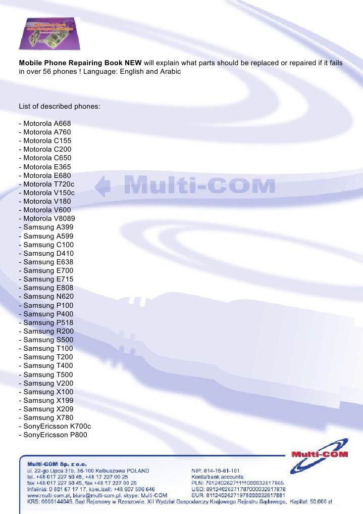 Mobile Phone Repairing Book | PDF