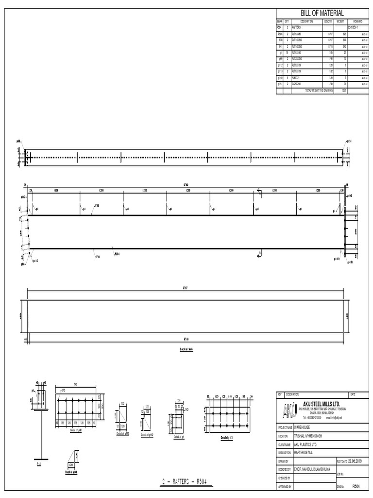 Sample Rafter Detail | PDF