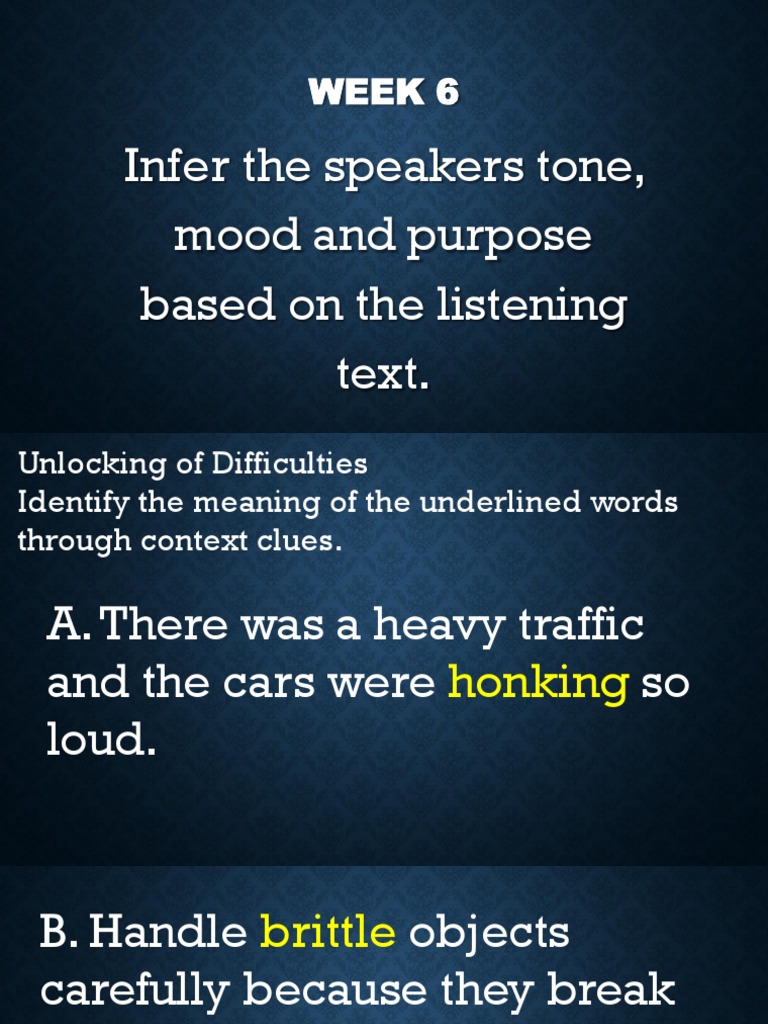 Analyzing Speaker's Tone and Purpose | PDF | Language Arts & Discipline