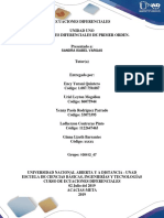 Unidad 1 - Ecuaciones Diferenciales de Primer Orden