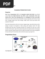 Download Komunikasi Melalui Kabel Listrik by ksaddami SN41715085 doc pdf