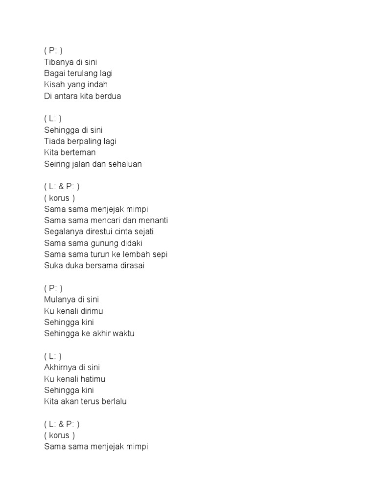 Sama Sama Mengejar Mimpi