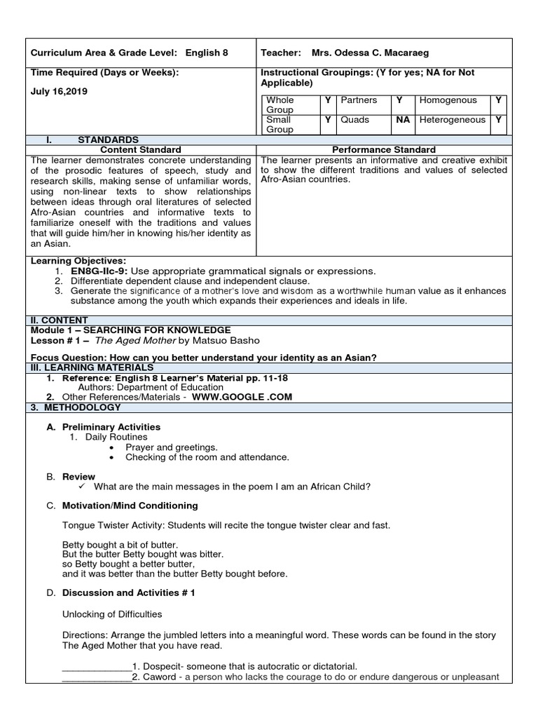 En8g iic 9 use appropriate grammatical signals or expressions pdf
