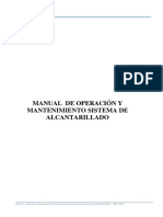 Manual de Operación y Mantenimiento Sistema de Alcantarillado