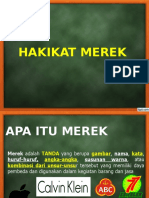 HAKIKAT MEREK