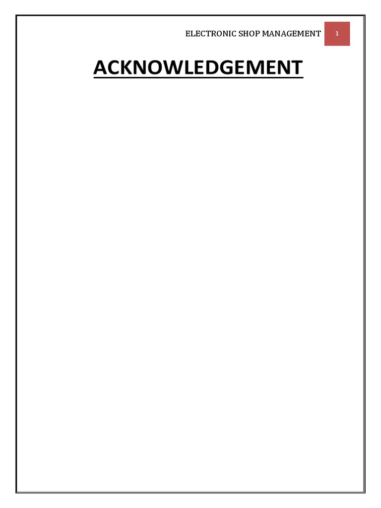 Electronic Shop Management System | PDF | Visual Basic .Net | Software