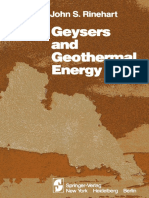 Geysers and Geothermal Energy