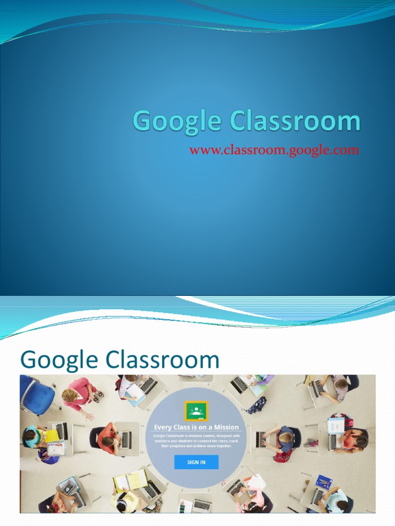 google classroom presentation