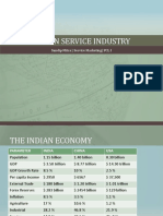 Indian service industry growth and trends