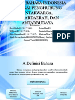 Fungsi Bahasa Indonesia Sebagai Penghubung Antarwarga, Antardaerah