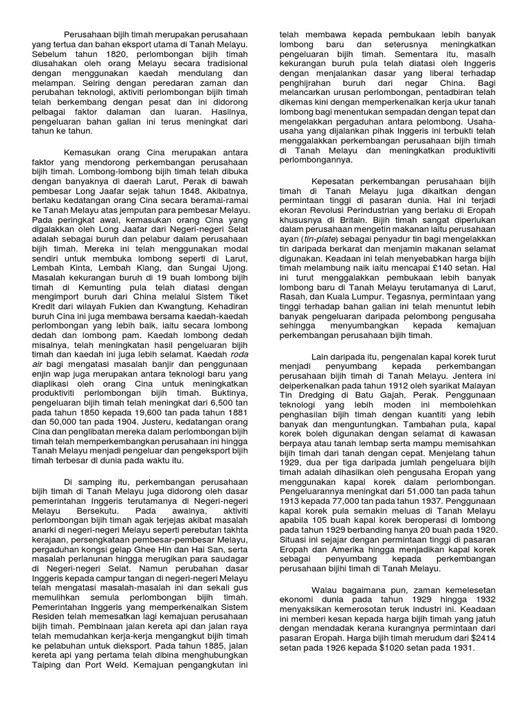 Sjh1034 Bijih Timah Pdf