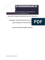 Actas Del Congreso Iberoamericano de Docentes