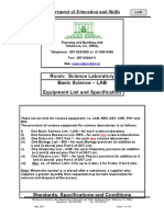 Pbu Science Lab Equipment Inventory