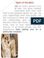 Four Types of Vocation: Follow Him