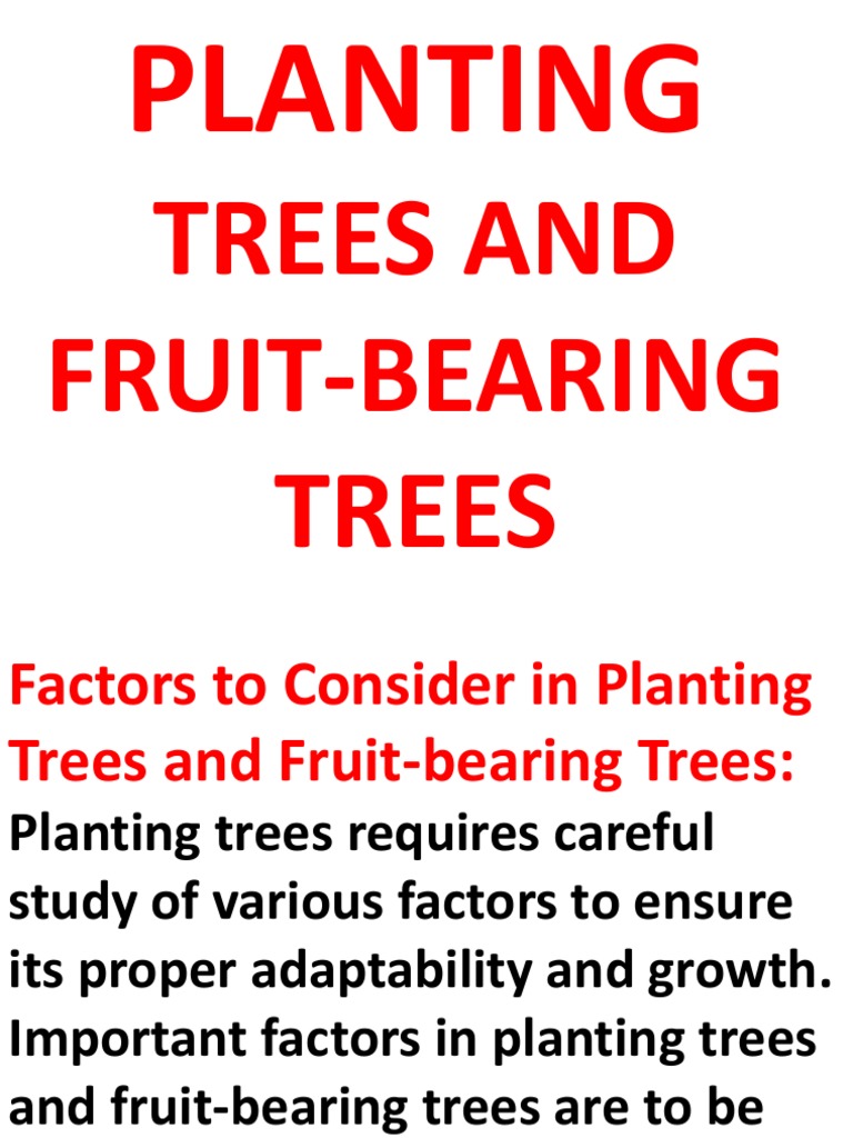 EPP Agriculture PDF Fertilizer Trees