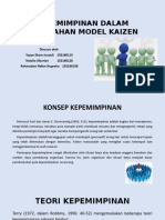 Kepemimpinan Dalam Perubahan Model Kaizen