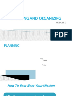 Planning and Organizing