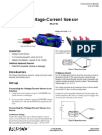 Voltage-Current Sensor: Instruction Sheet