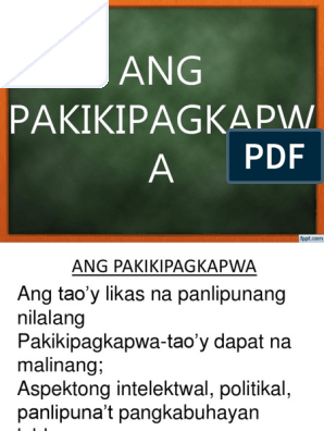 Mga Paraan Upang Mapaunlad Ang Pakikipag Ugnayan Sa Kapwa