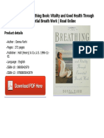 Read PDF The Breathing Book: Vitality and Good Health Through Essential Breath Work - Read Online