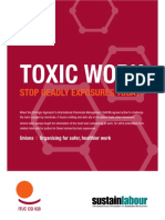 Toxic work. Stop deadly exposures today  (Sustainlabour, 2015) 