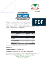 Ficha Tecnica BARRENO PDF
