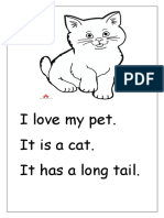 I Love My Pet. Itisacat. It Has A Long Tail