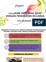 Program Indonesia sehat dengan pendekatan keluarga