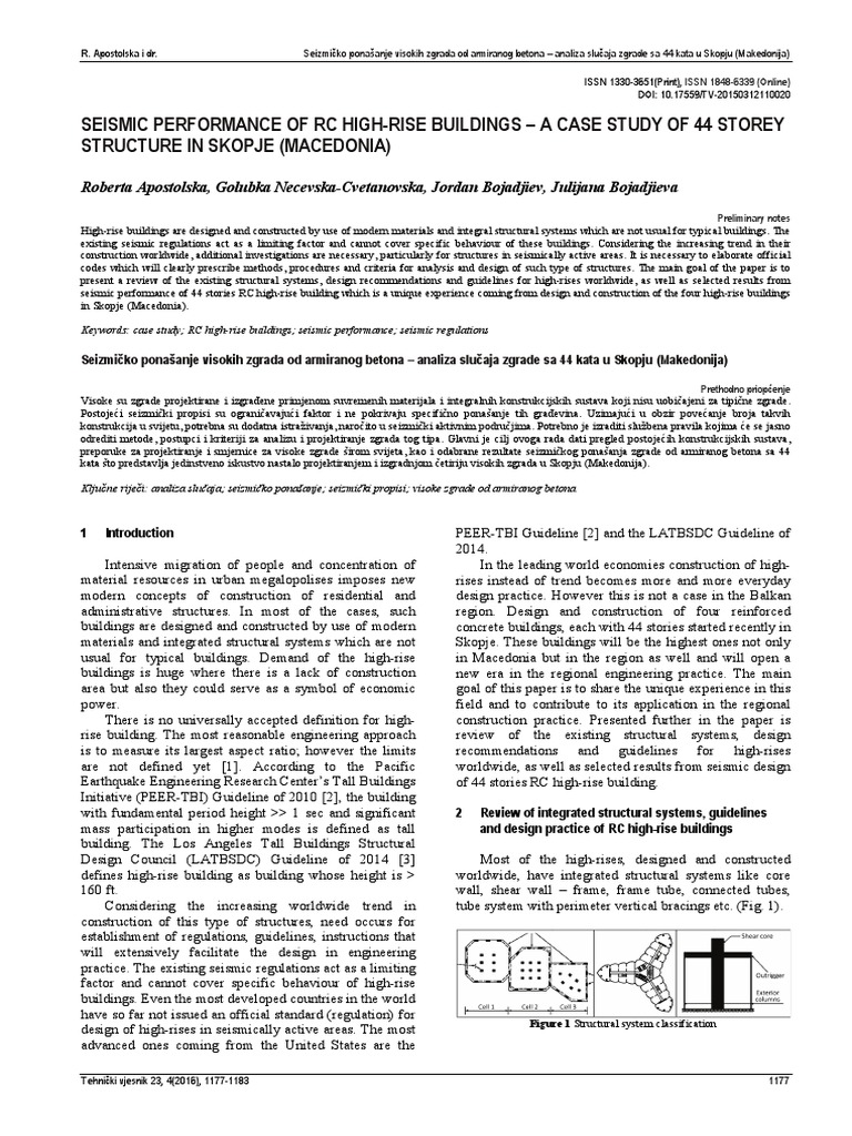 Seismic Performance of RC High-Rise Buildings - A Case Study of 44 ...
