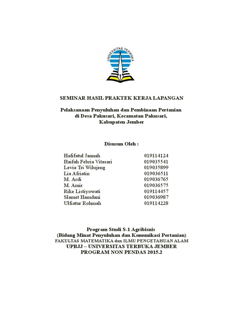 Contoh Makalah Agribisnis Fakultas Pertanian Untuk Seminar