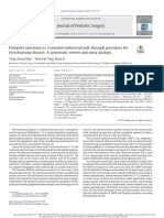 Journal of Pediatric Surgery: Yong-Zhong Mao, Shao-Tao Tang, Shuai Li
